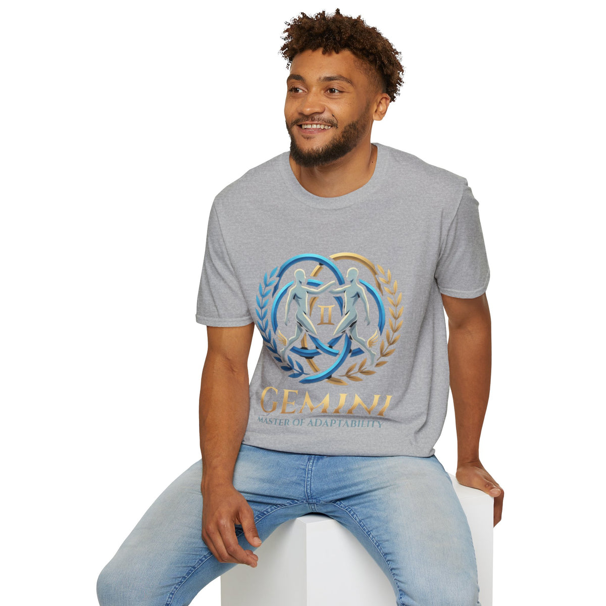 Gemini Zodiac T-Shirt — 'Gemini: Master of Adaptation' Astrological Graphic Tee