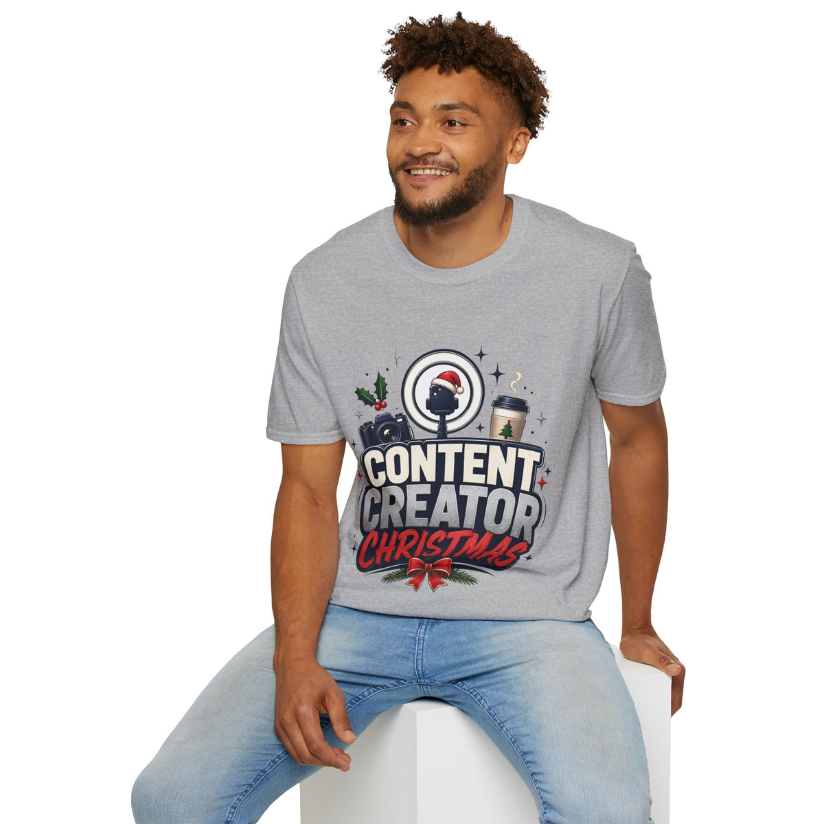 Content Creator Christmas T-Shirt