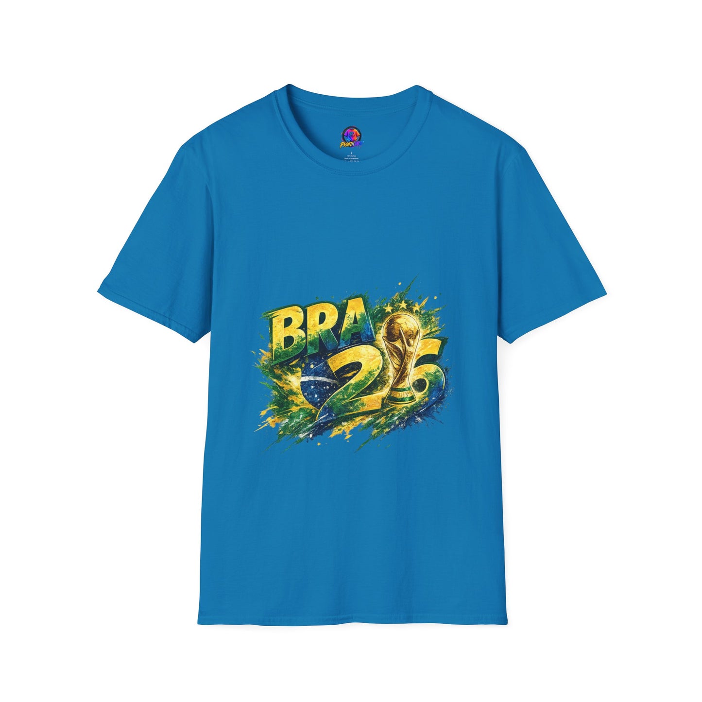 Brazil 25 T‑Shirt — Brazil Soccer World Cup Graphic Tee