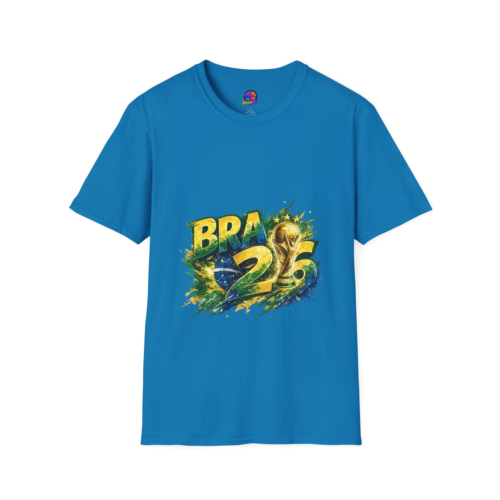 Brazil 25 T‑Shirt — Brazil Soccer World Cup Graphic Tee