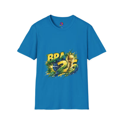Brazil 25 T‑Shirt — Brazil Soccer World Cup Graphic Tee
