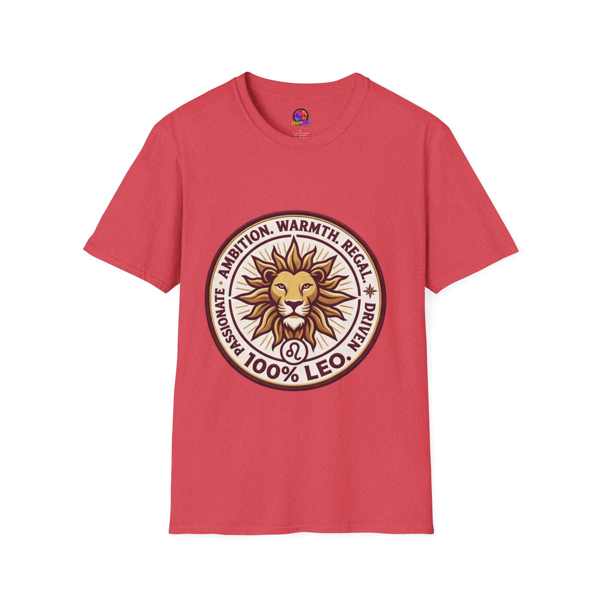 Leo Zodiac Lion T-Shirt — Ambition, Warmth & Regal Pride Graphic Tee