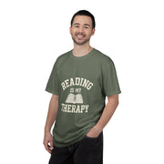 Reading Is My Therapy Book Lover Retro Aesthetic Graphic Tee - Trending Now - October 2026