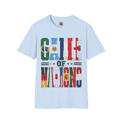 FIFA World Cup 2026 T-Shirt — 'Game of Nations' Vintage Flag Soccer Graphic Tee