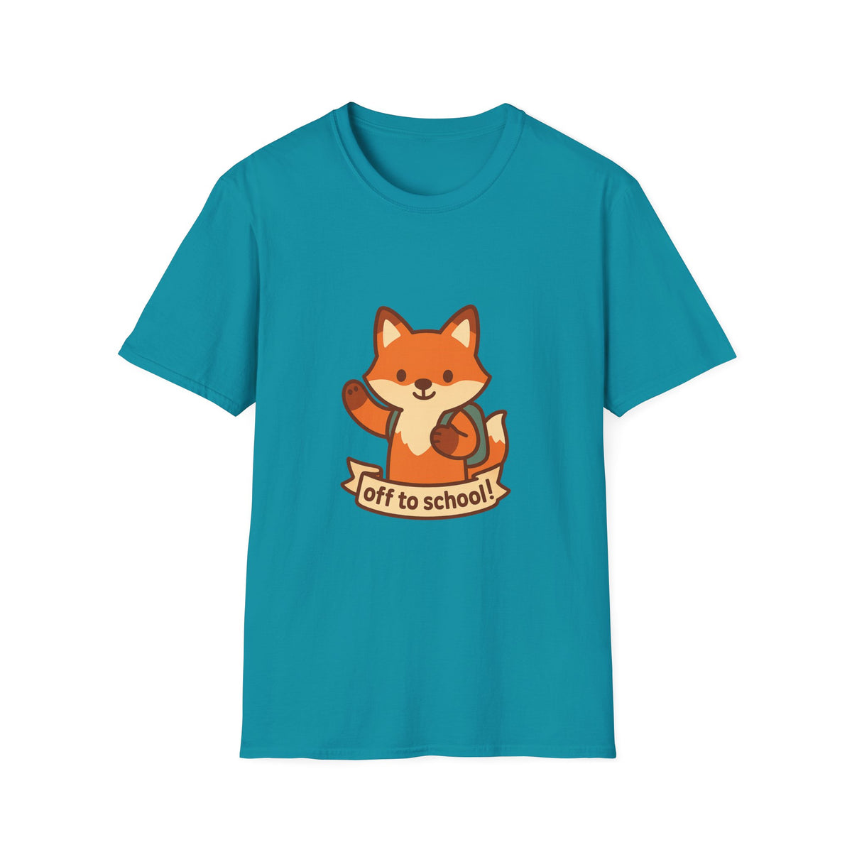 Cute Fox "Off to School" T-Shirt — Kids/Teacher Back-to-School Tee - Trending Now - August 2026