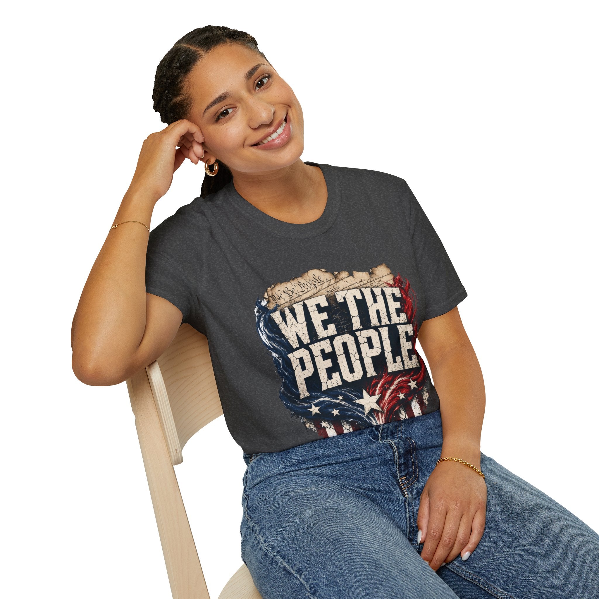 We The People T‑Shirt — Patriotic Americana Tee with ‘We The People’ Design