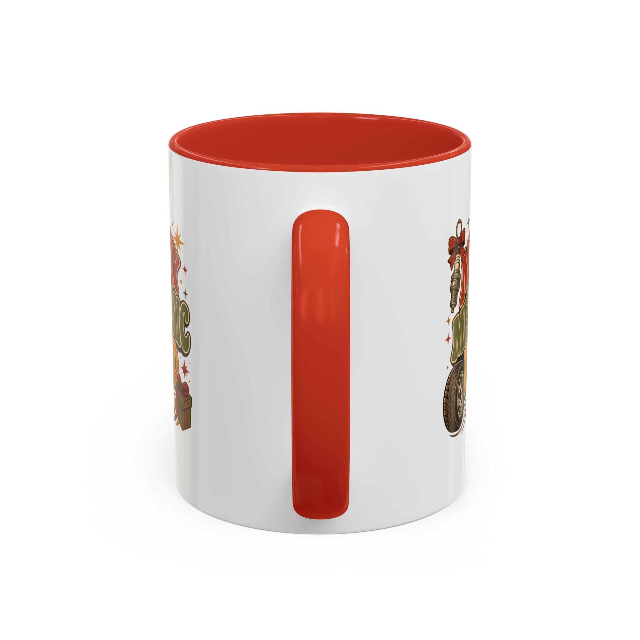 Modern Day Christmas Merry Mechanic Mood Coffee Mug — Holiday Auto Mechanic Gift