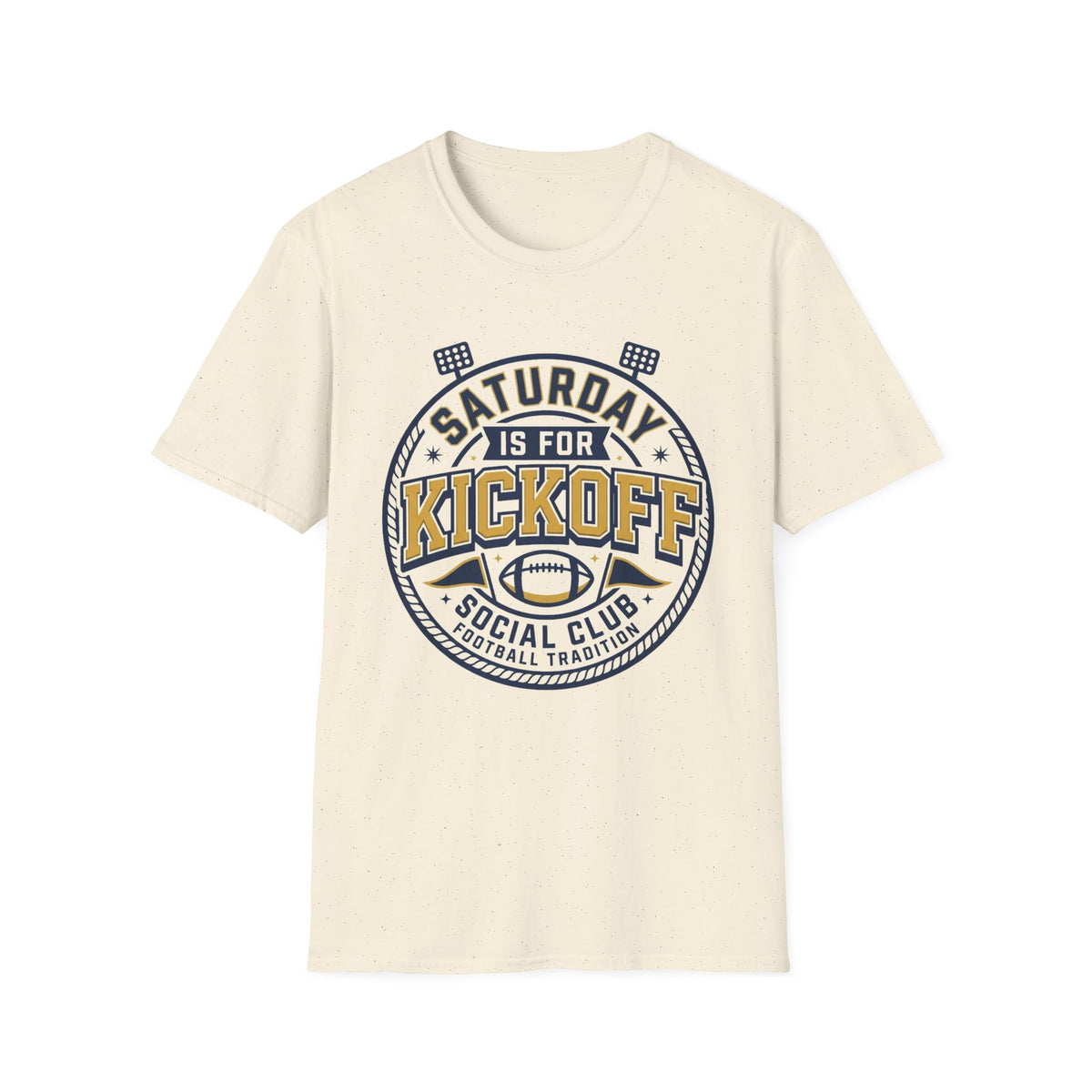 Saturday Night Kickoff T-Shirt — Vintage Football Game Day Tee - Trending Now - August 2026