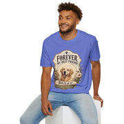 Dog Memorial T-Shirt — "Forever My Best Friend" Personalized Pet Tribute Tee