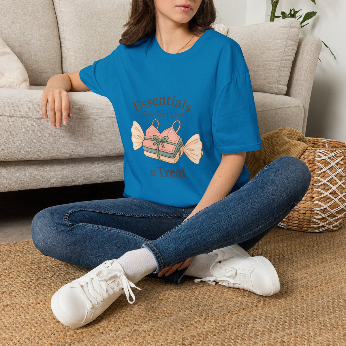 T-Shirt - "Essentials Are Hard To Resist" Candy Graphic Tee - Trending Now - October 2026