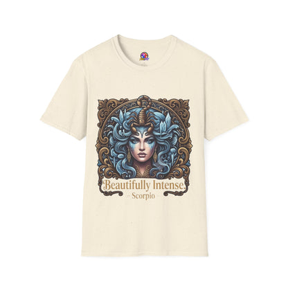 Scorpio Astrology T-Shirt — "Beautifully Intense" Zodiac Graphic Tee