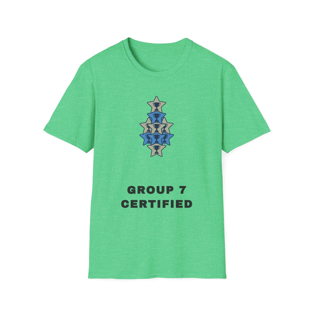 T-Shirt — 'Group 7 Certified' Minimal Star Crest Graphic - Trending Now - September 2026