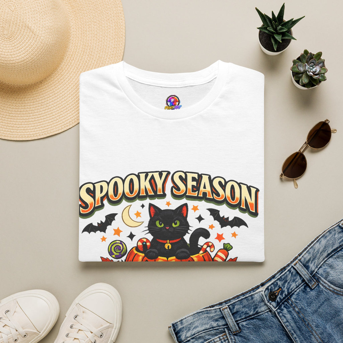 Halloween Spooky Season Unisex Softstyle T-Shirt