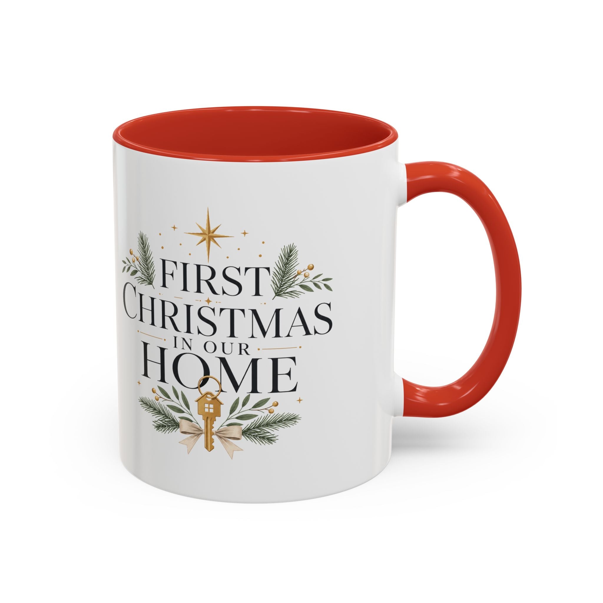 Christmas First Christmas in Our Home Accent Coffee Mug – Holiday Keepsake