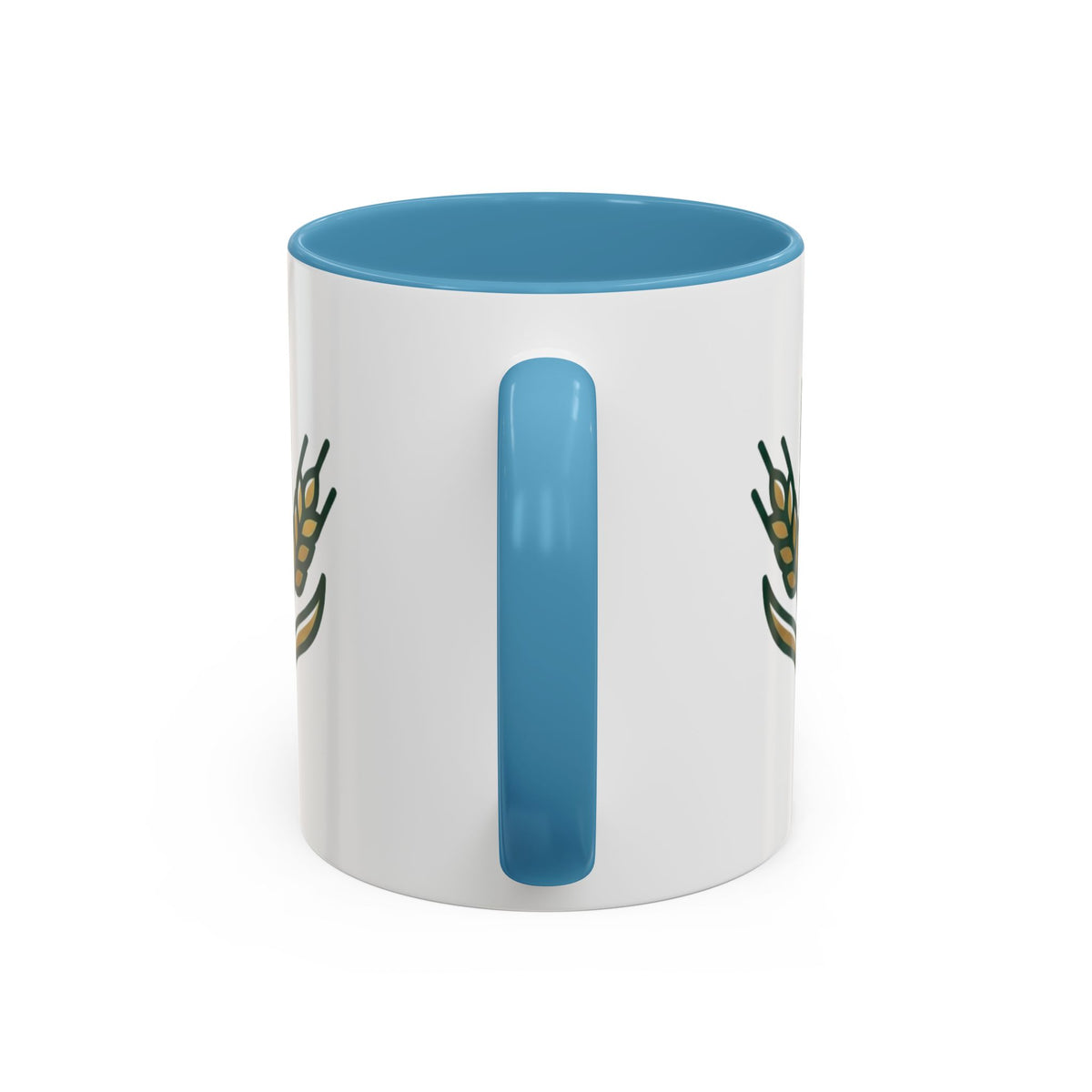 Virgo Zodiac Wheat Ear Accent Coffee Mug – Rustic Farmhouse Tea Cup