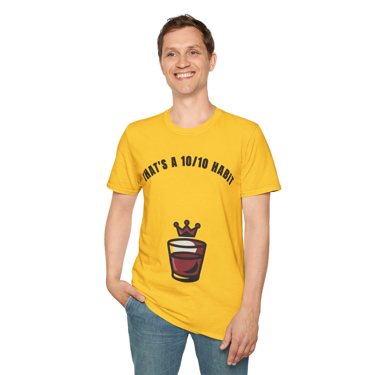That's a 10/10 Habit T-Shirt — Coffee & Routine Graphic Tee - Trending Now - September 2026