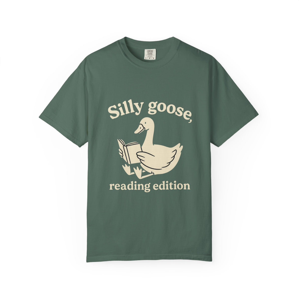 Silly Goose Reading Edition Tee - Cute Book Lover Animal Graphic T-Shirt - Trending Now - October 2026