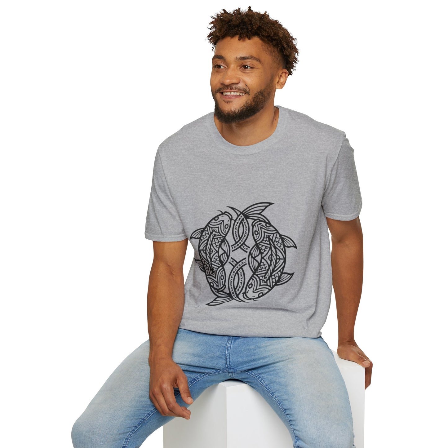 T-Shirt — Intricate Tribal Turtle Line Art Graphic Tee