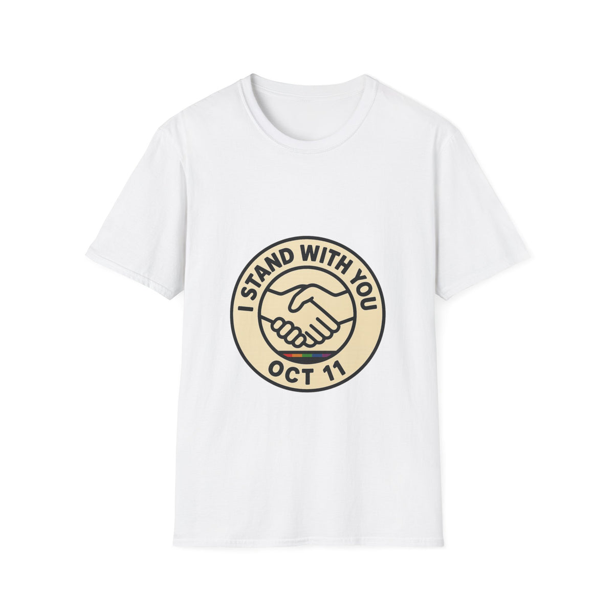 I Stand With You Oct 11 T‑Shirt — Solidarity Handshake Tee - Trending Now - October 2026
