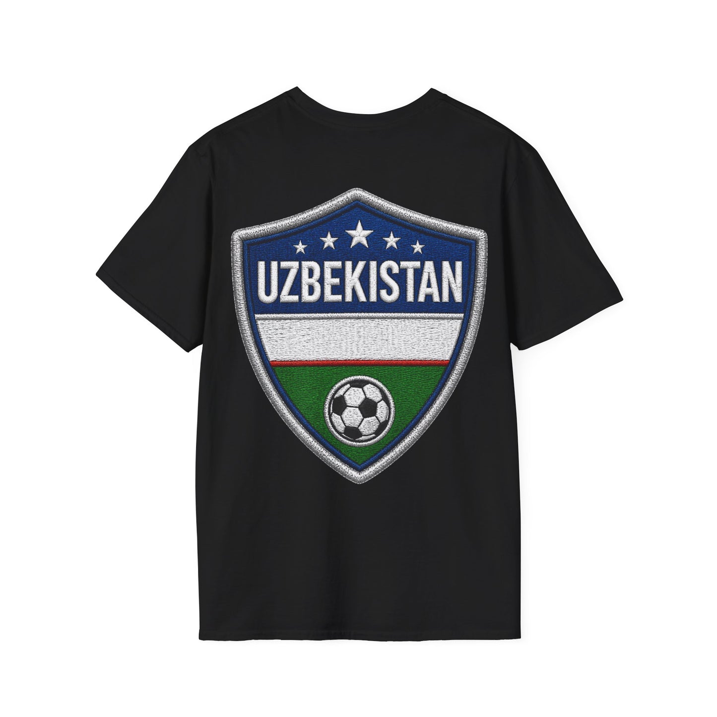 Silk Road Strike Soccer T-Shirt — Uzbekistan Football Graphic Tee
