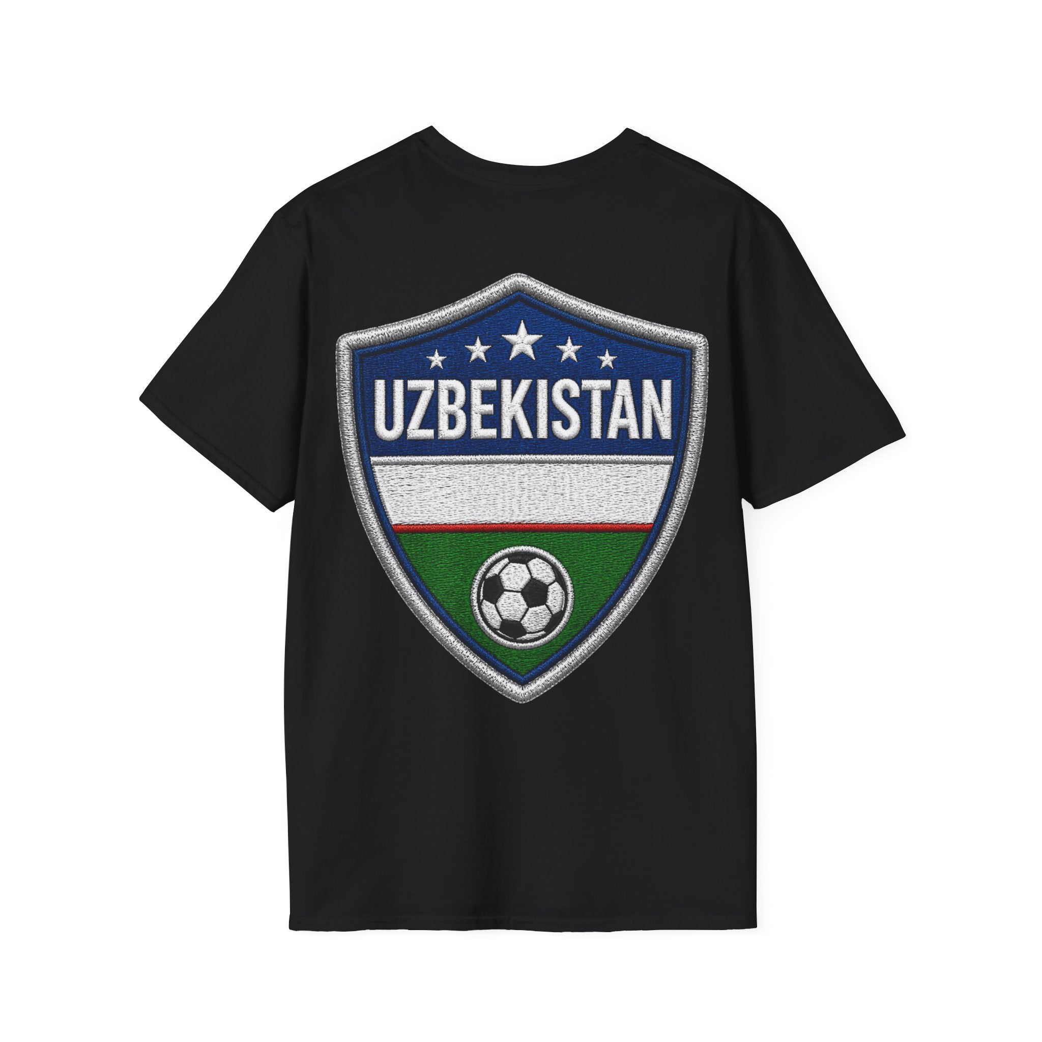 Silk Road Strike Soccer T-Shirt — Uzbekistan Football Graphic Tee