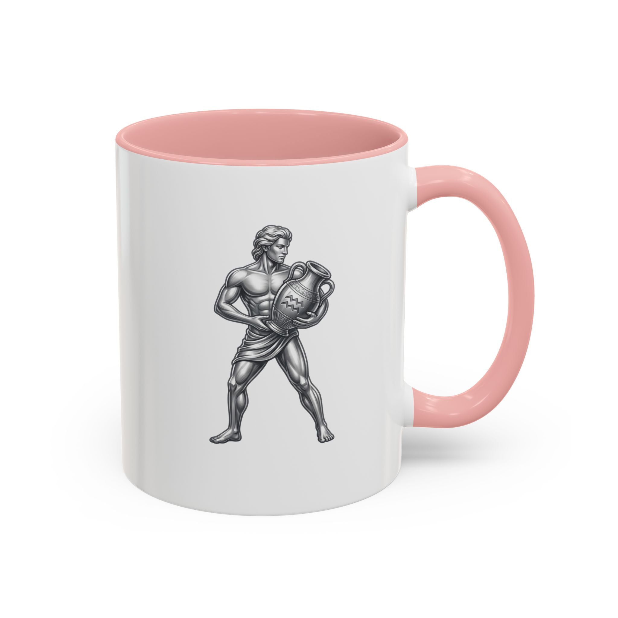 Aquarius Zodiac Accent Coffee Mug – Astrology Sign Gift