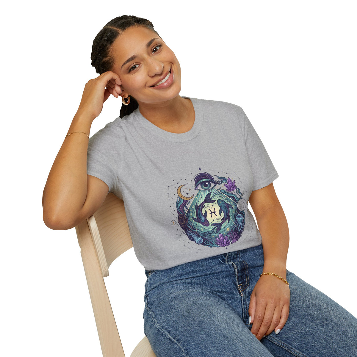 Pisces Mystic T-Shirt — 'I See Things You Don't' Astrology Tee