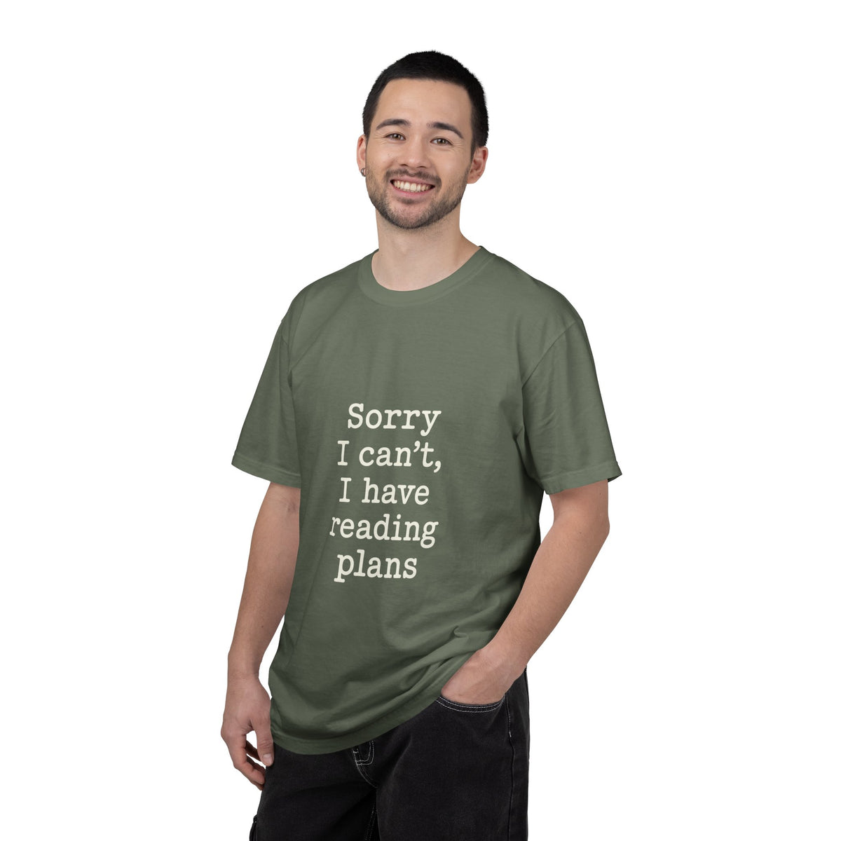 Reading Plans T-Shirt — "Sorry I Can't, I Have Reading Plans" Book Lover Tee - Trending Now - October 2026