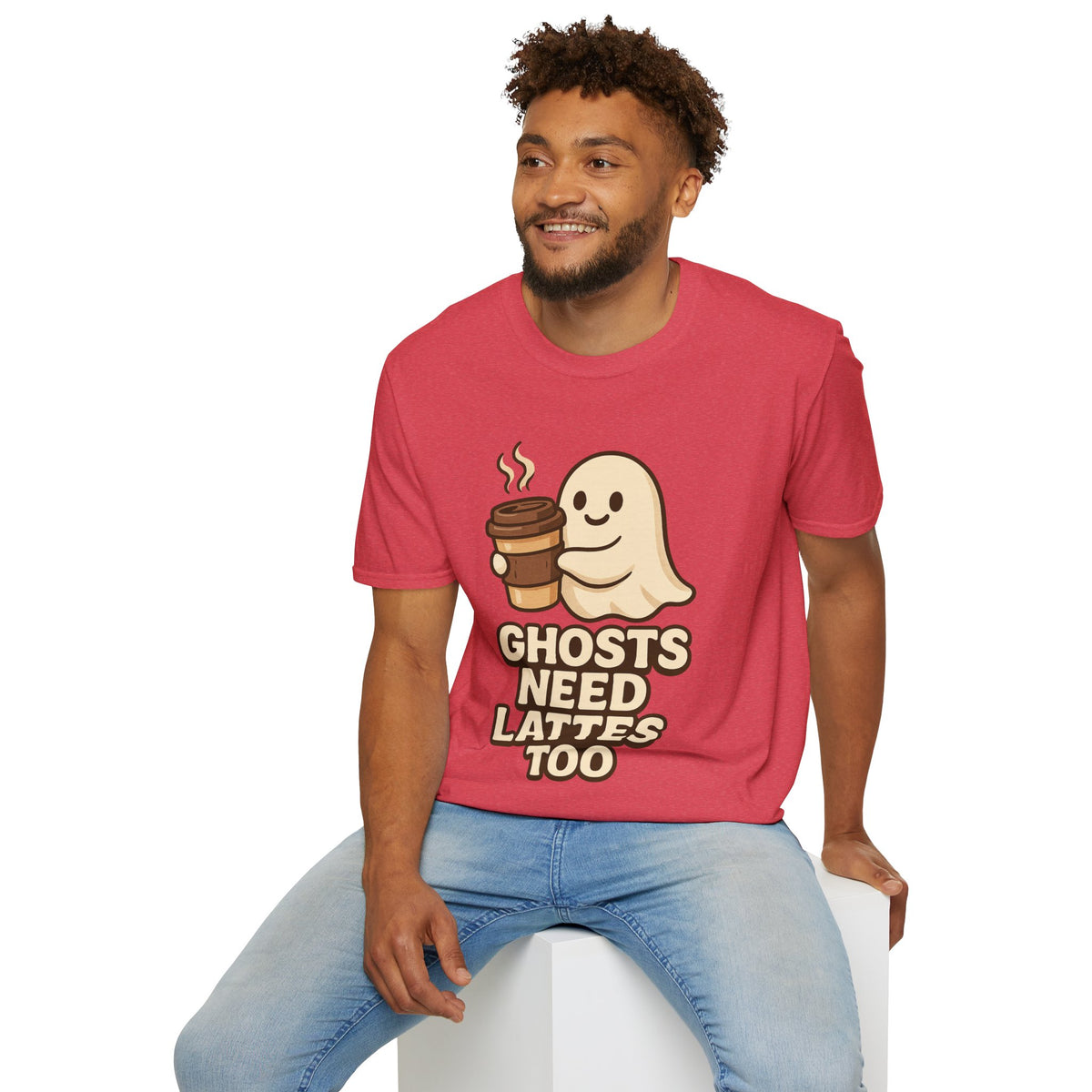 Ghosts Need Lattes Too T-Shirt - Trending Now - August 2026