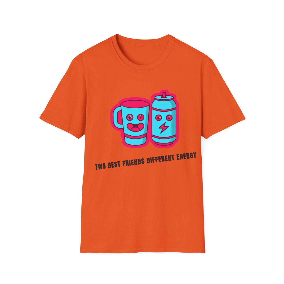 Battery & Cup Best Friends T‑Shirt — Cute Kawaii Coffee Mug and Battery Graphic Tee - Trending Now - September 2026