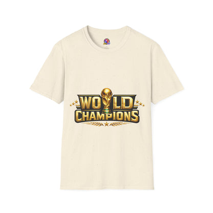 World Champions T-Shirt — Gold Trophy Sports Tee
