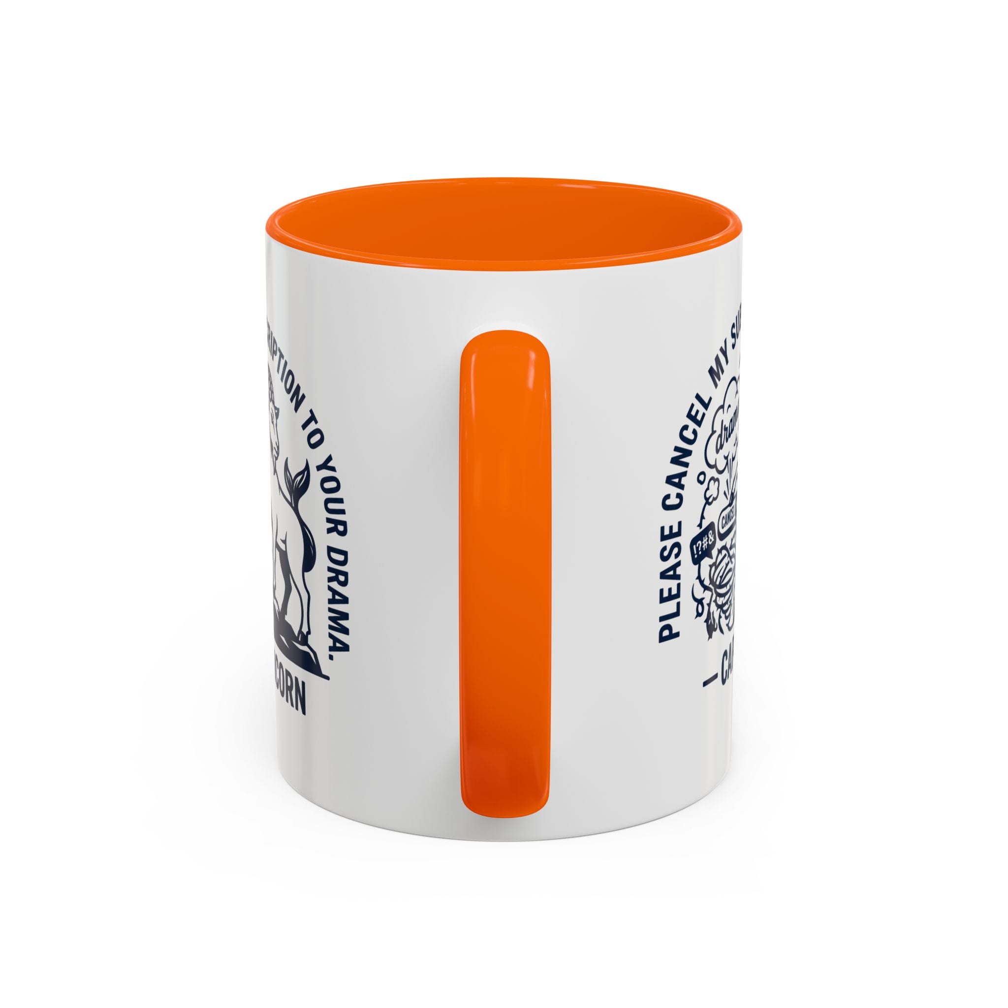 Capricorn Accent Coffee Mug – “Please Cancel My Subscription to Your Drama” Zodiac Gift