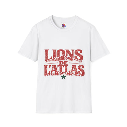 Morocco Lions de Atlas T-Shirt — Vintage Moroccan Atlas Mountain Graphic Tee