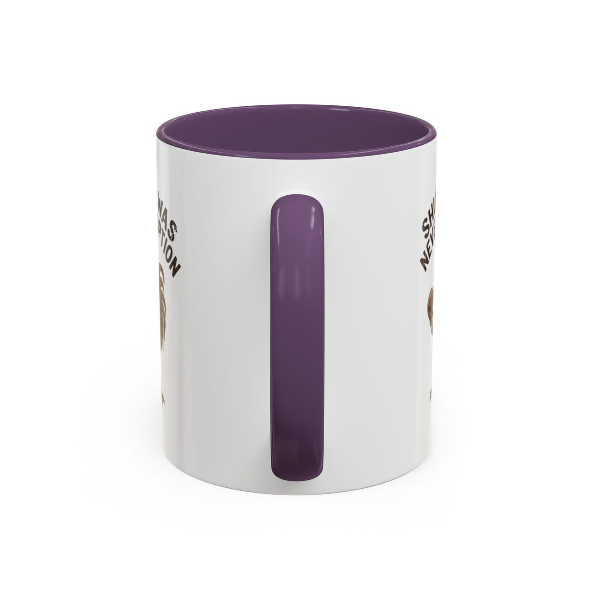 "Shut Up Was Never An Option" Funny And Witty Accent Coffee Mug (11, 15oz)