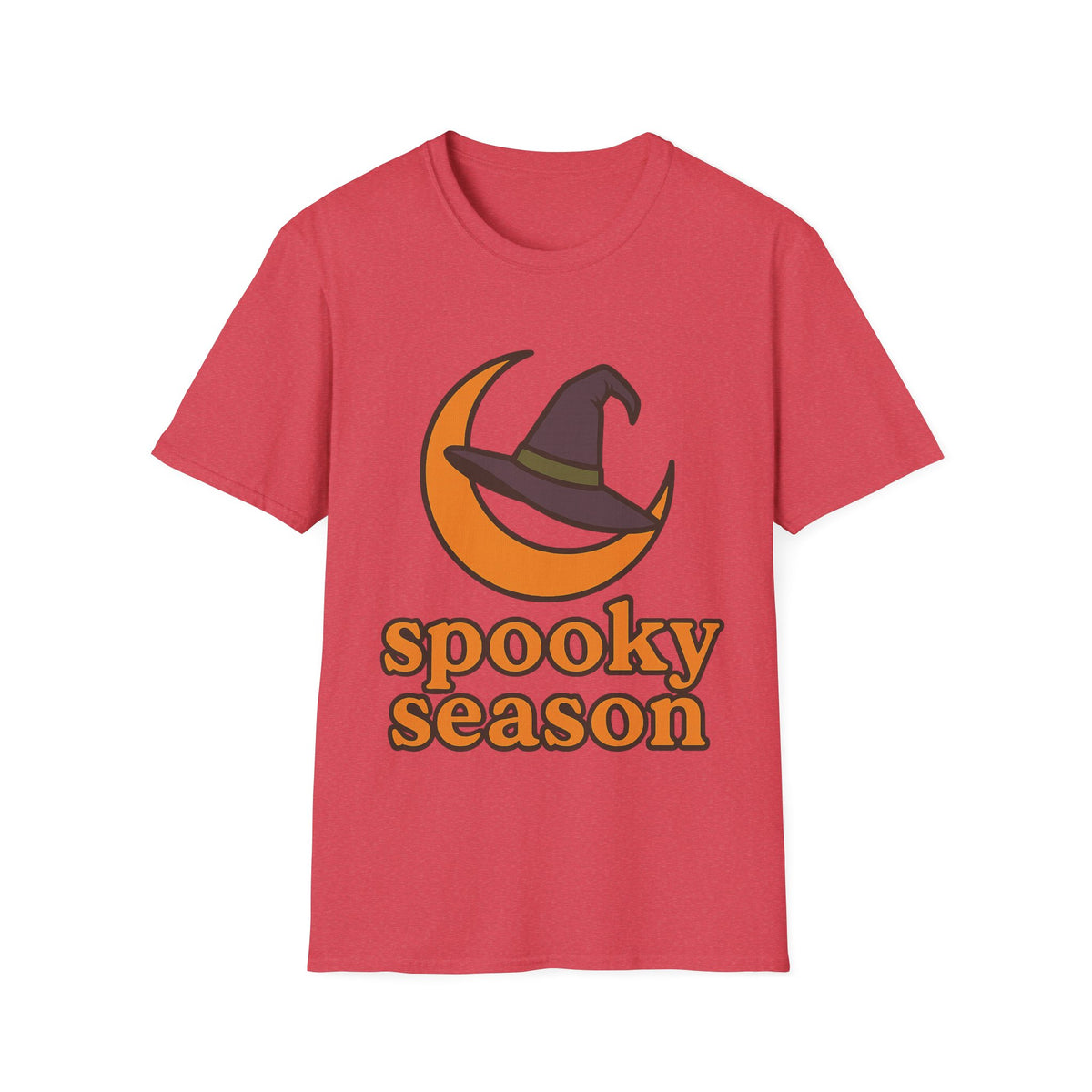 Spooky Season T-Shirt — Witch Hat & Moon Halloween Tee - Trending Now - August 2026