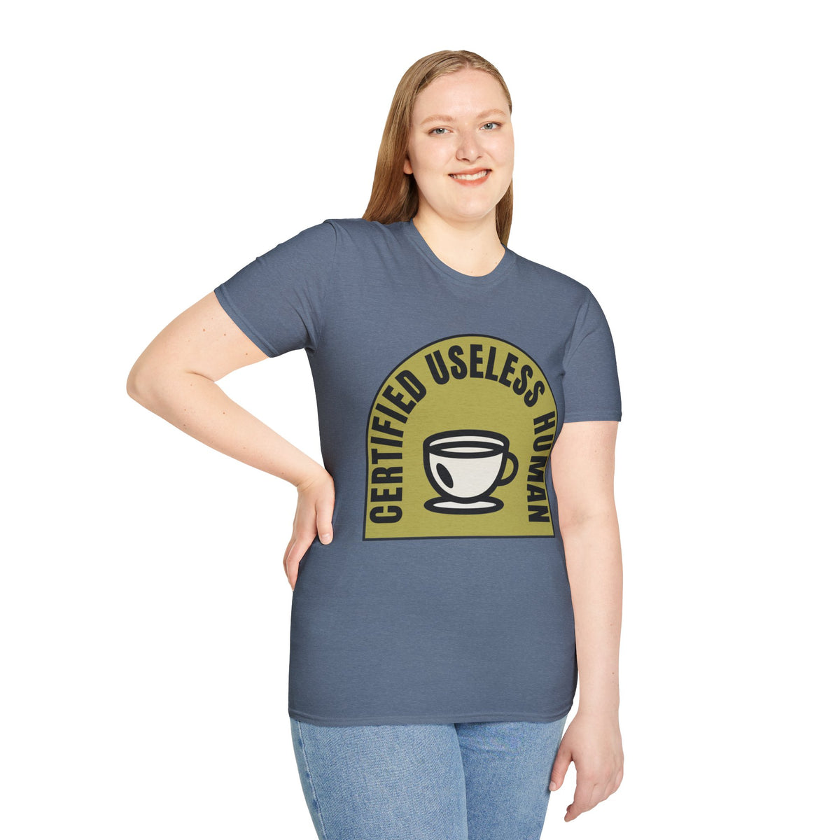 Certified Useless Human T-Shirt — Funny Coffee Lover Graphic Tee - Trending Now - August 2026