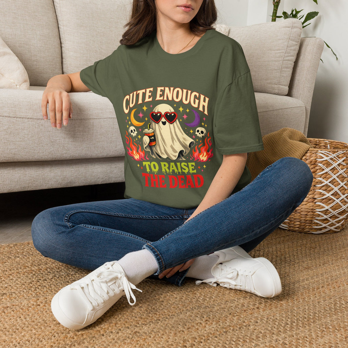 Halloween Cute Enough Unisex Softstyle T-Shirt