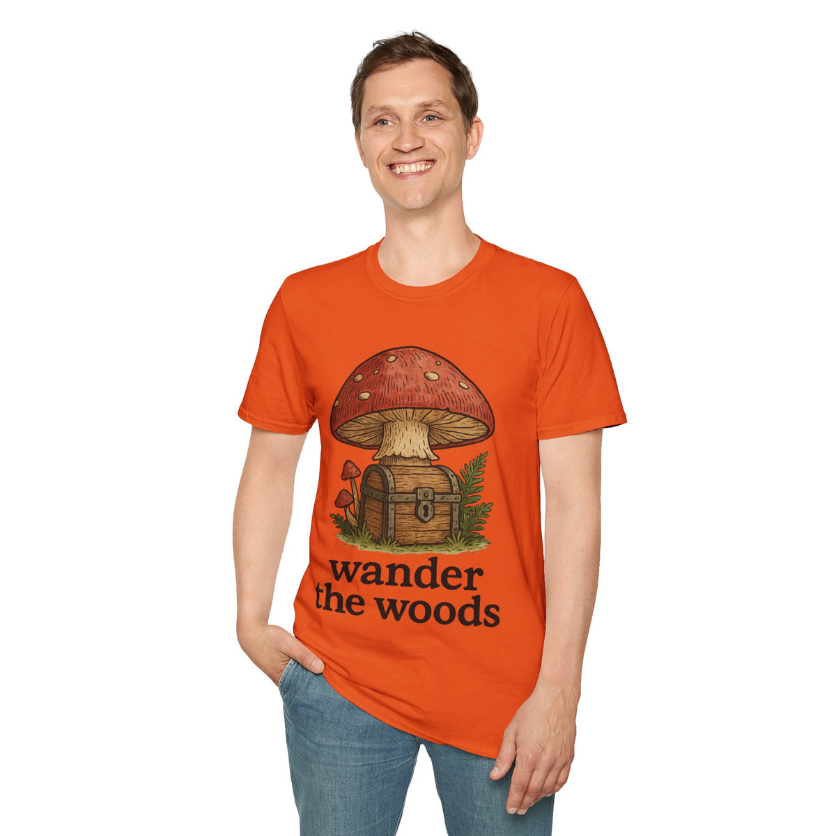 Mushroom Fairy Door T-Shirt — Whimsical Red Toadstool Graphic Tee - Trending Now - September 2026