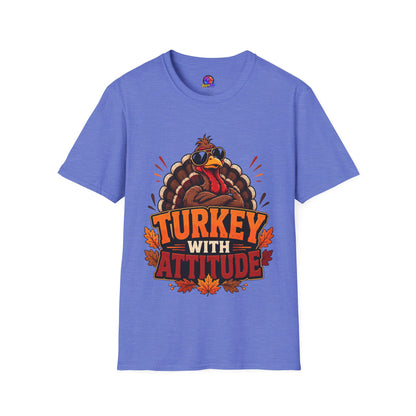 Turkey With Attitude T-Shirt — Funny Thanksgiving Turkey Graphic Tee