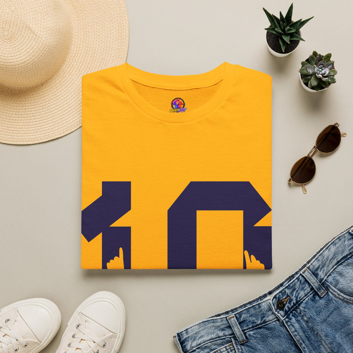 Number 10 Jersey T-Shirt — Retro Athletic Graphic Tee
