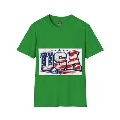 USA Flag Graphic T-Shirt — Patriotic American Pride Tee