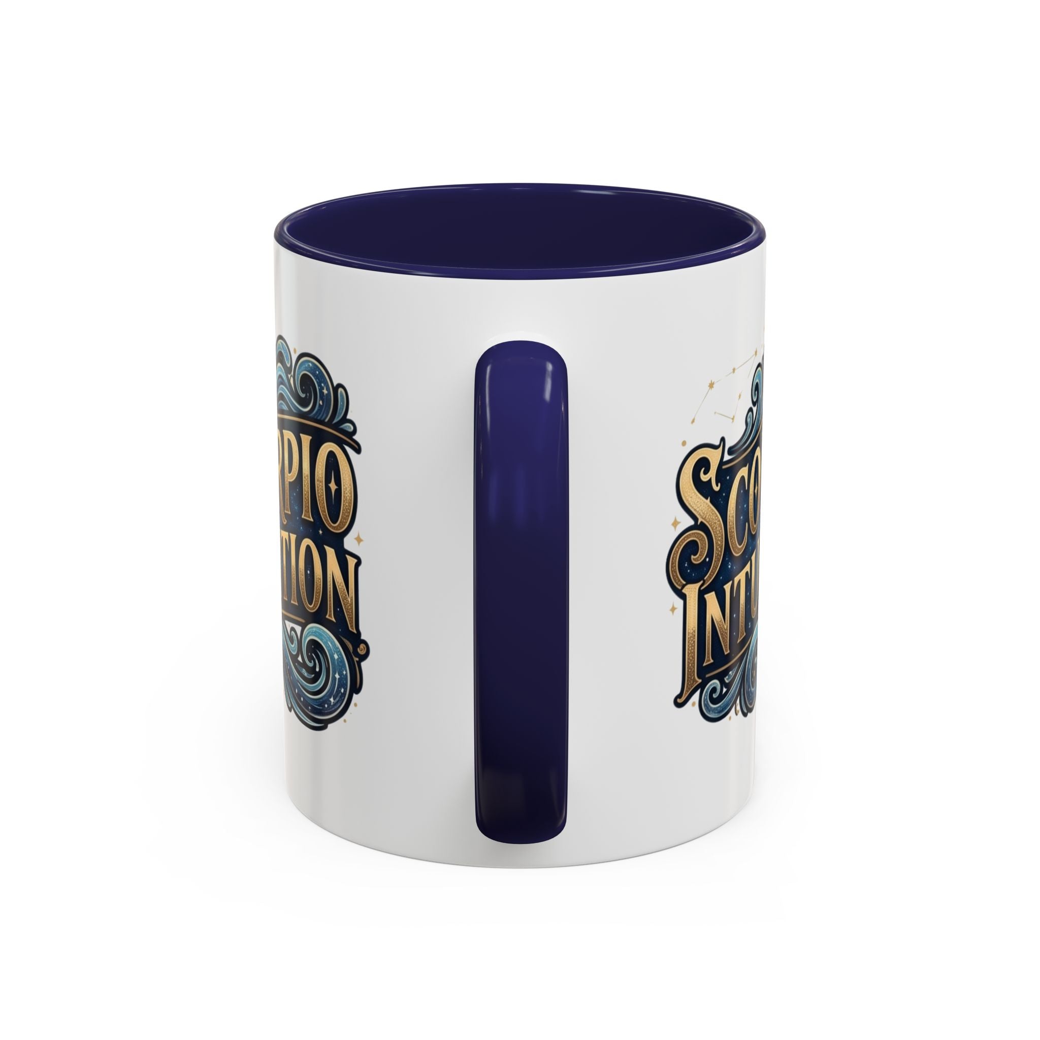 Scorpio Intuition Accent Coffee Mug — Zodiac Astrology Gift