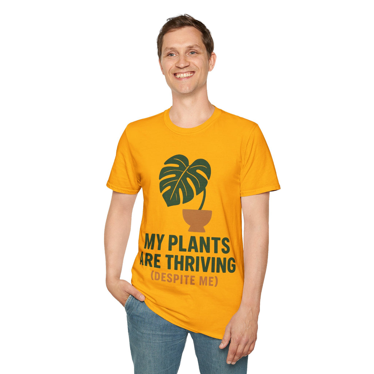 Plant Lover T-Shirt — 'My Plants Are Thriving, Therapy Not' Potted Monstera Tee - Trending Now - September 2026