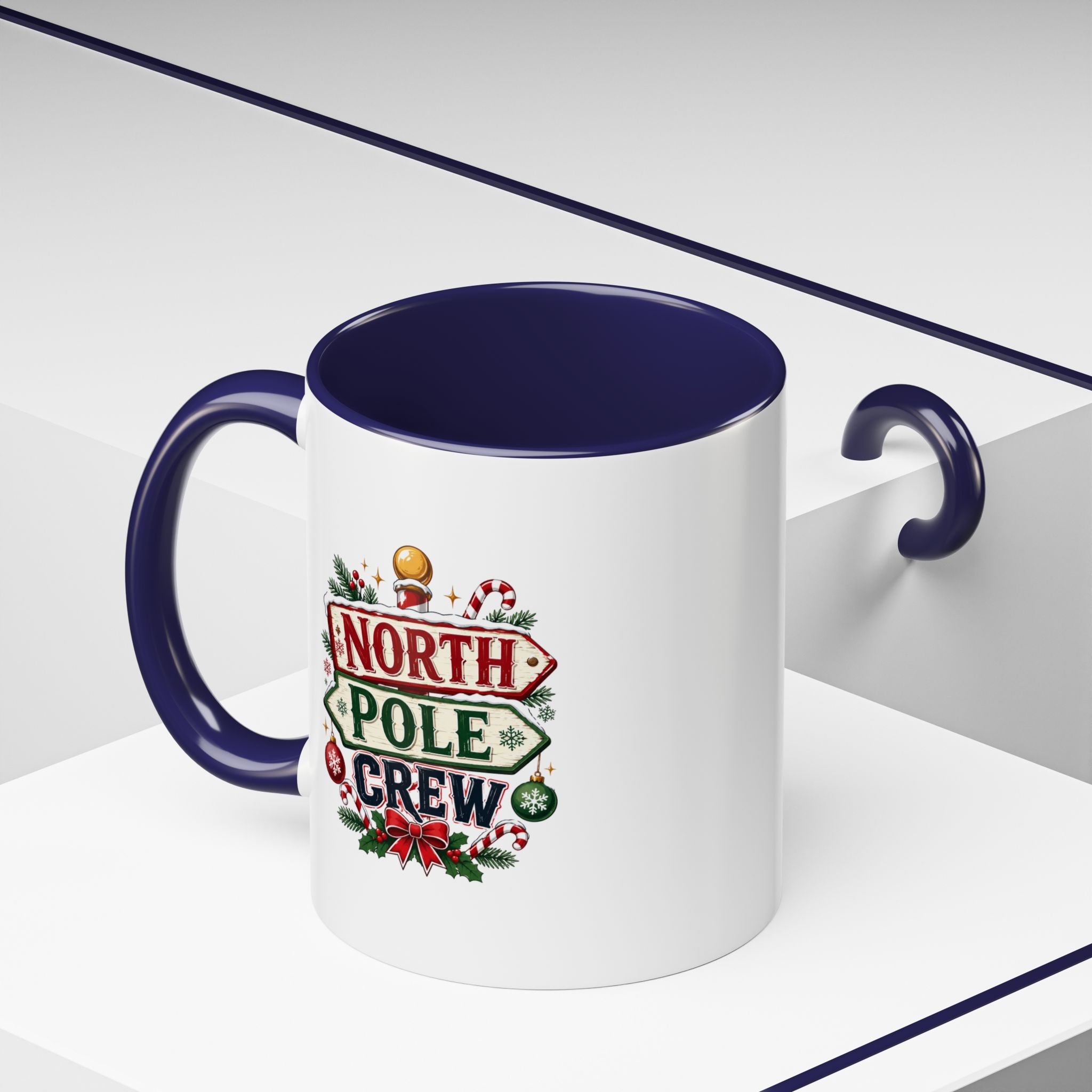 Accent Coffee Mug North Pole Crew