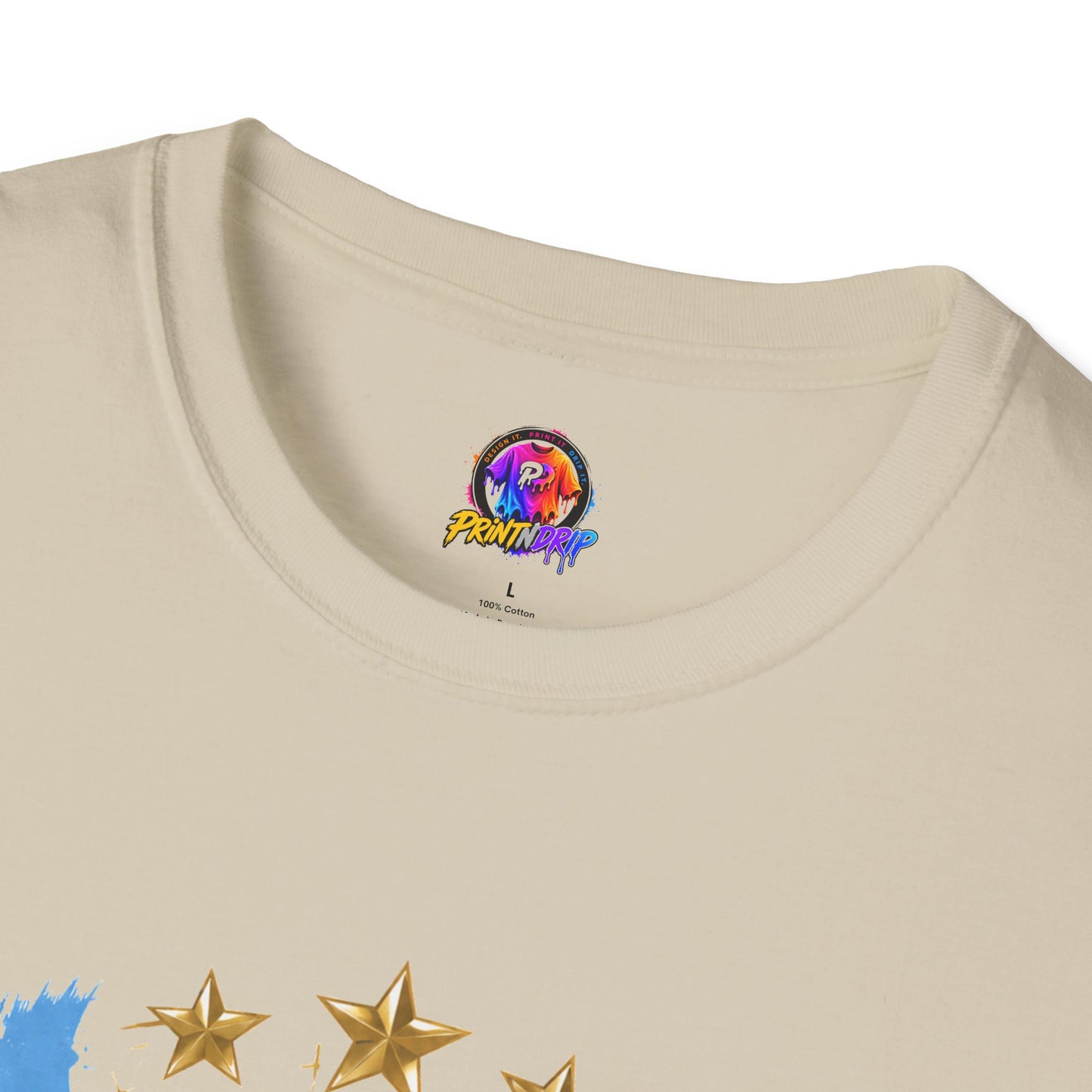Argentina Sky Blue Magic Soccer T-Shirt — Argentinian Football Player Graphic Tee