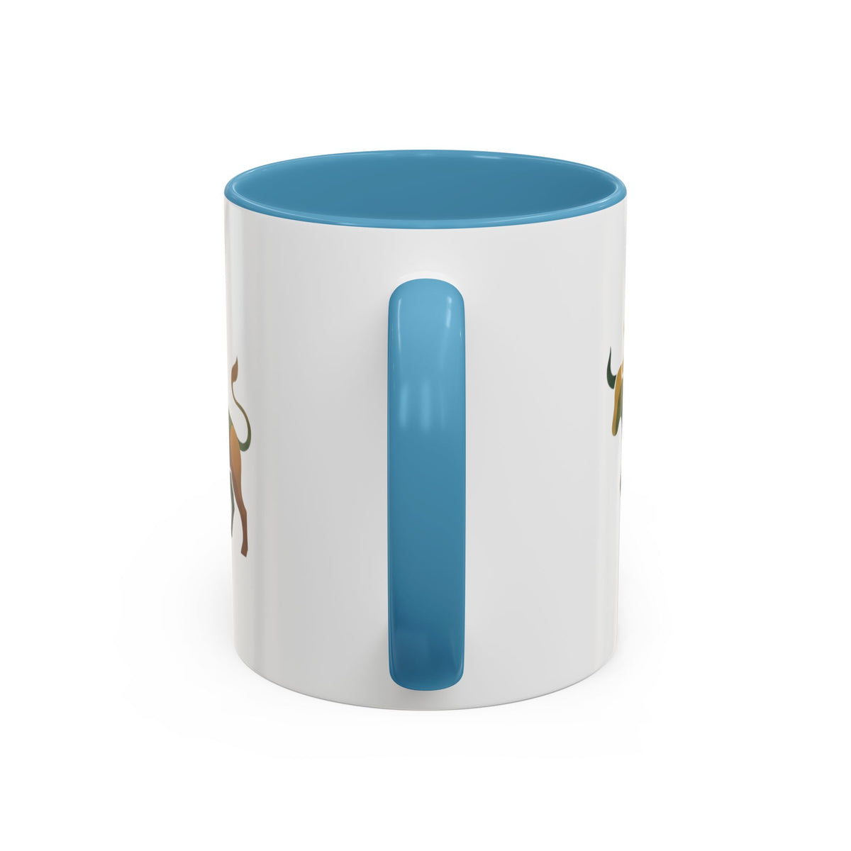 Taurus Geometric Bull Accent Coffee Mug — Taurus Zodiac Gift