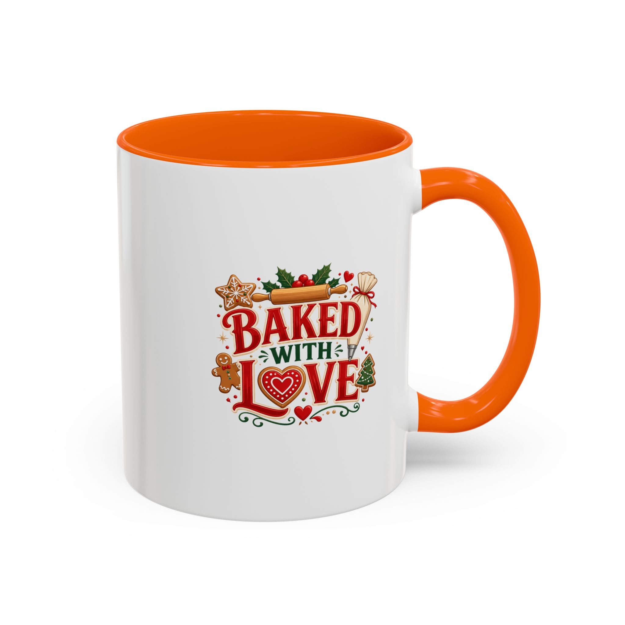 Baked With Love Coffee Mug — Holiday Baking Kitchen Gift