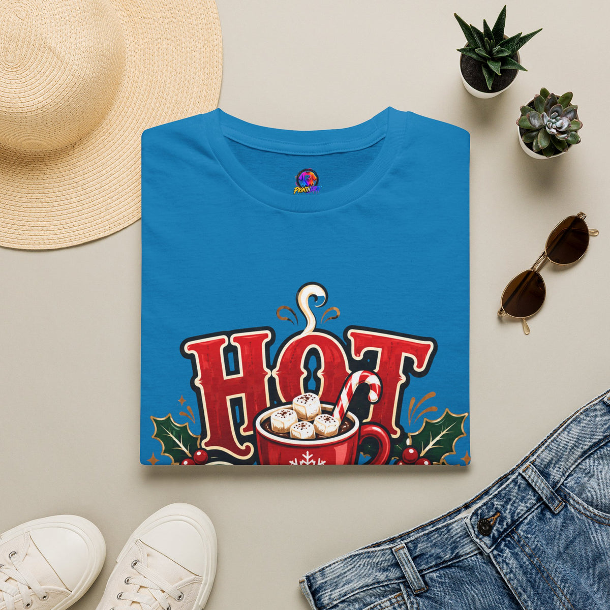 Hot Cocoa Crew T‑Shirt — Cozy Holiday Hot Chocolate Graphic Tee