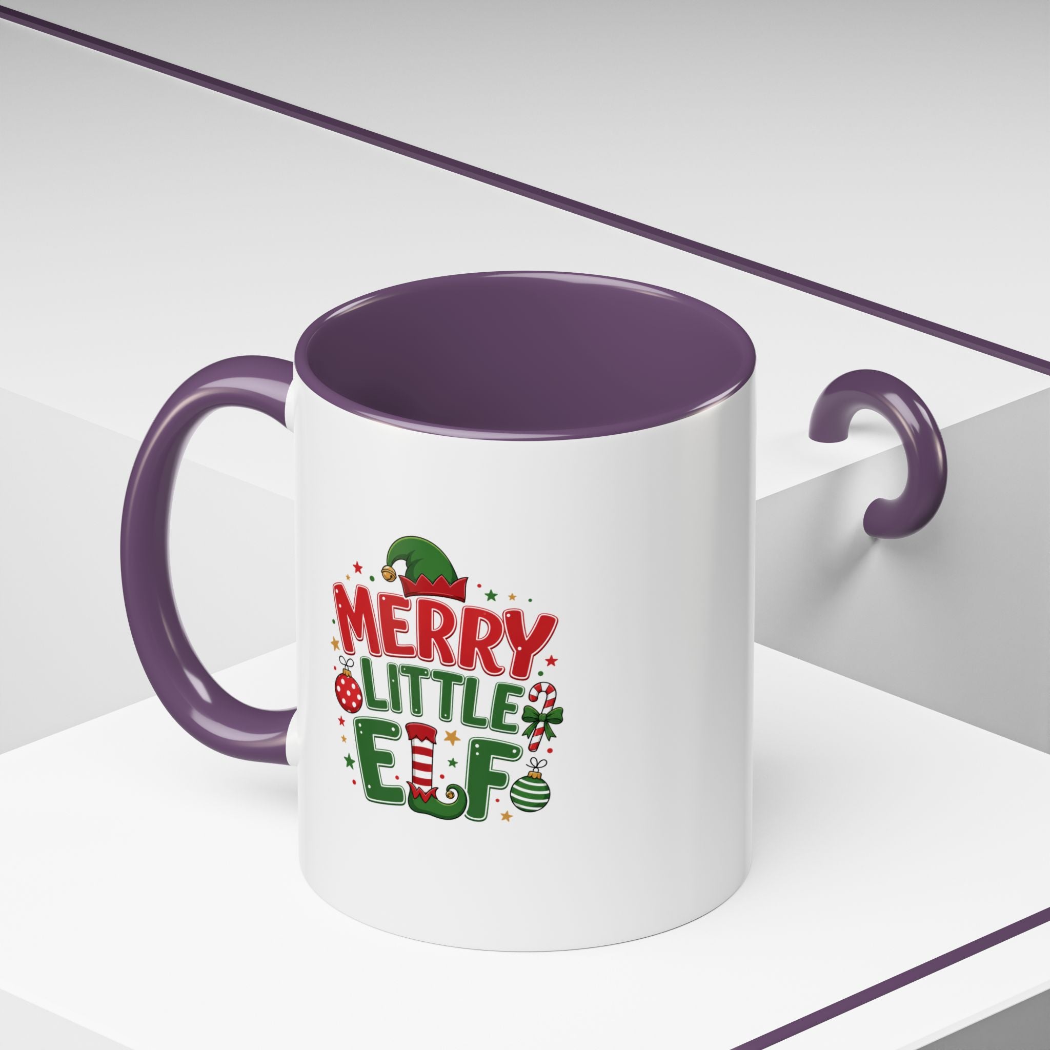 Accent Coffee Mug Merry Little Elf