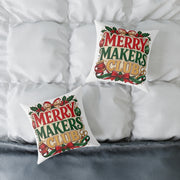 Christmas Merry Makers Club Holiday Throw Pillow